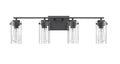 30.5'' Serena Matte Black 4 Light Bath Vanity