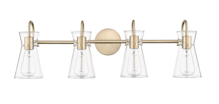30.7'' Camellia Modern Gold 4 Light Bath Vanity