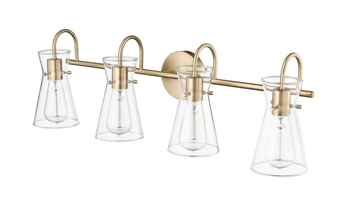 30.7'' Camellia Modern Gold 4 Light Bath Vanity