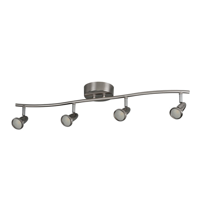 30.75-inch 4-light Brushed Nickel Track Head