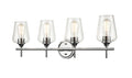 31'' Ashford Chrome 4 Light Bath Vanity