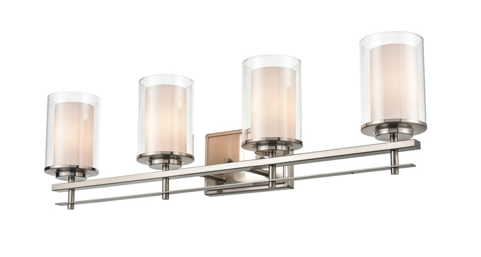 31'' Huderson Brushed Nickel 4 Light Bath Vanity