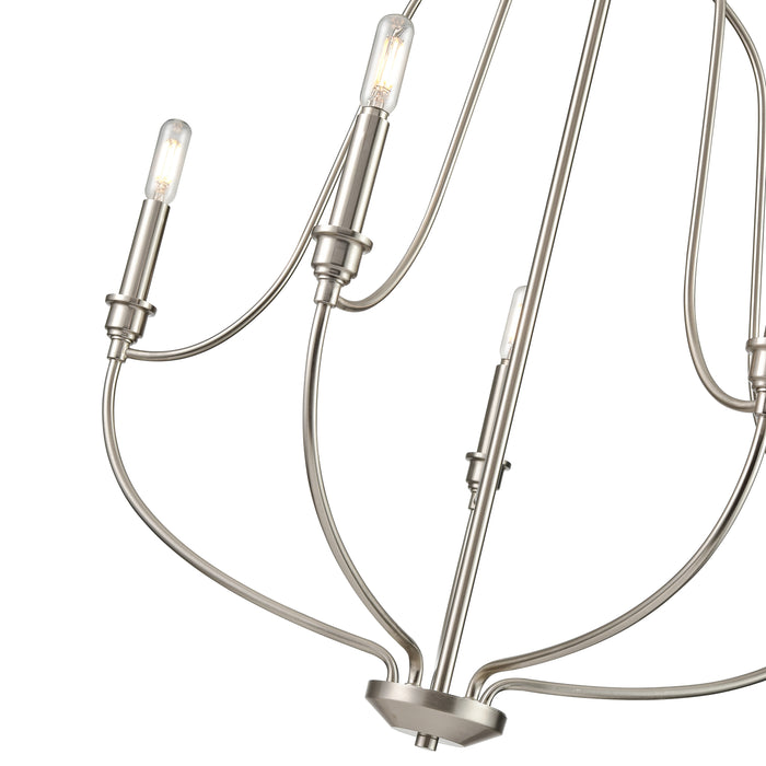 31'' Senoia Brushed Nickel 5 Light Chandelier