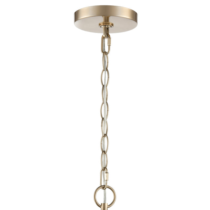 31'' Senoia Modern Gold 5 Light Chandelier