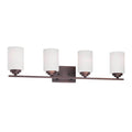 31.13'' Durham Rubbed Bronze 4 Light Bath Vanity