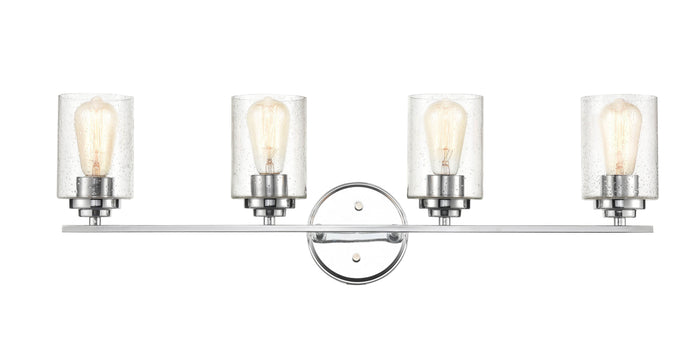 31.13'' Moven Chrome 4 Light Bath Vanity