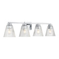 31.75'' Riville Chrome 4 Light Bath Vanity