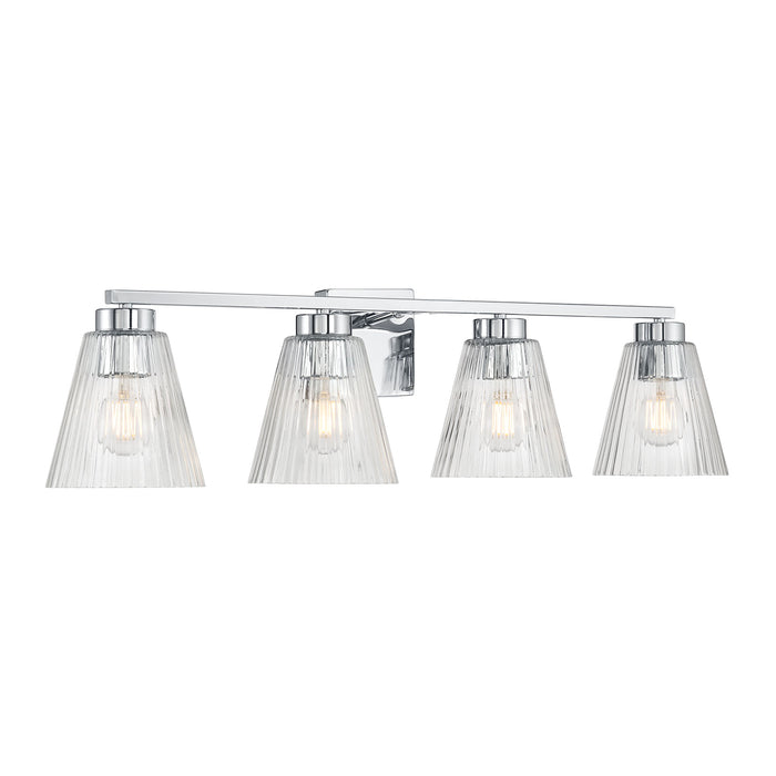 31.75'' Riville Chrome 4 Light Bath Vanity