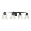 31.75'' Riville Matte Black 4 Light Bath Vanity