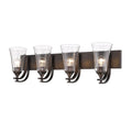 32'' Natalie Rubbed Bronze 4 Light Bath Vanity