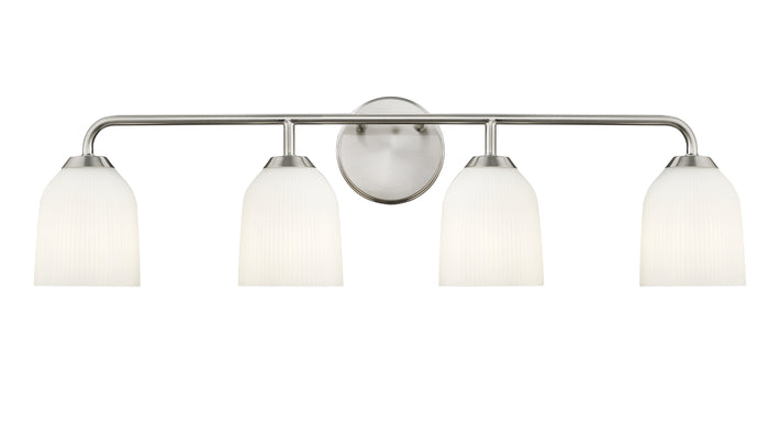 32'' Norah Brushed Nickel 4 Light Bath Vanity