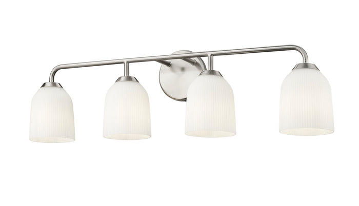32'' Norah Brushed Nickel 4 Light Bath Vanity