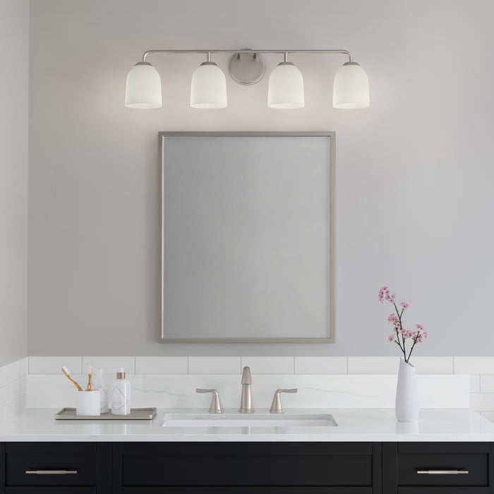 32'' Norah Brushed Nickel 4 Light Bath Vanity
