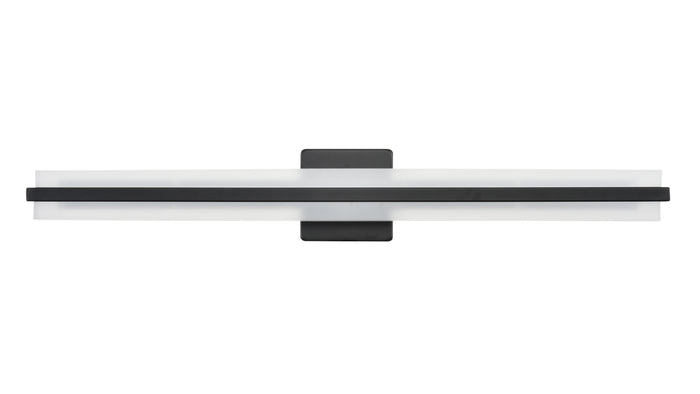 32'' Troy Matte Black  Vanity Light