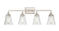 32.5'' Caily Brushed Nickel 4 Light Bath Vanity