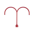 32.75'' Satin Red R Series Post Adapter