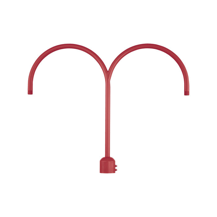 32.75'' Satin Red R Series Post Adapter