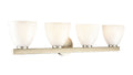 33'' Apria Modern Gold 4 Light Bath Vanity
