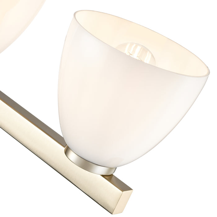33'' Apria Modern Gold 4 Light Bath Vanity