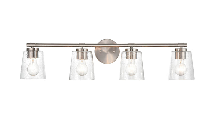34''  Brushed Nickel 4 Light Bath Vanity