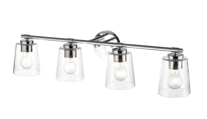 34''  Chrome 4 Light Bath Vanity