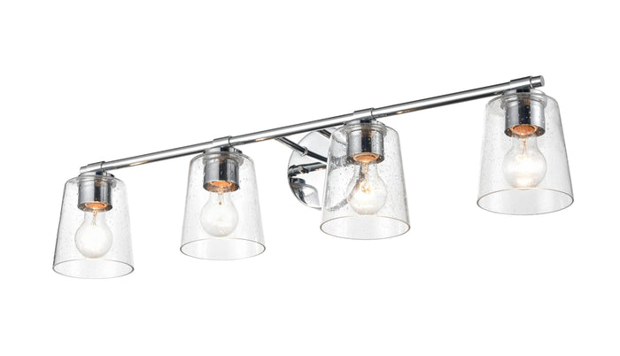 34''  Chrome 4 Light Bath Vanity