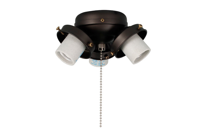 3.5-inch Oil Rubbed Bronze Fan Light Kit Fitter