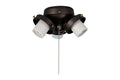 3.5-inch Oil Rubbed Bronze Fan Light Kit Fitter