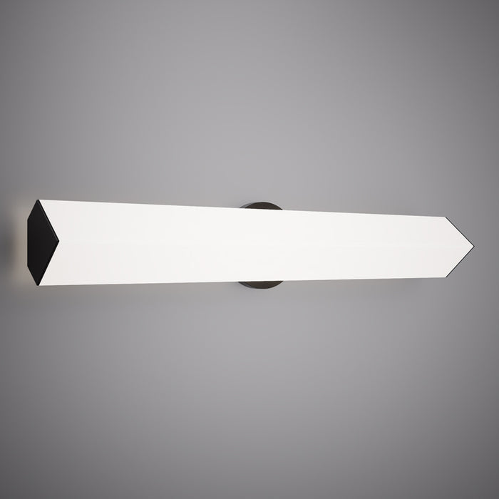 Matte Black 36" LED Vanity Light  3CCT 2450 Lumens Dimmable