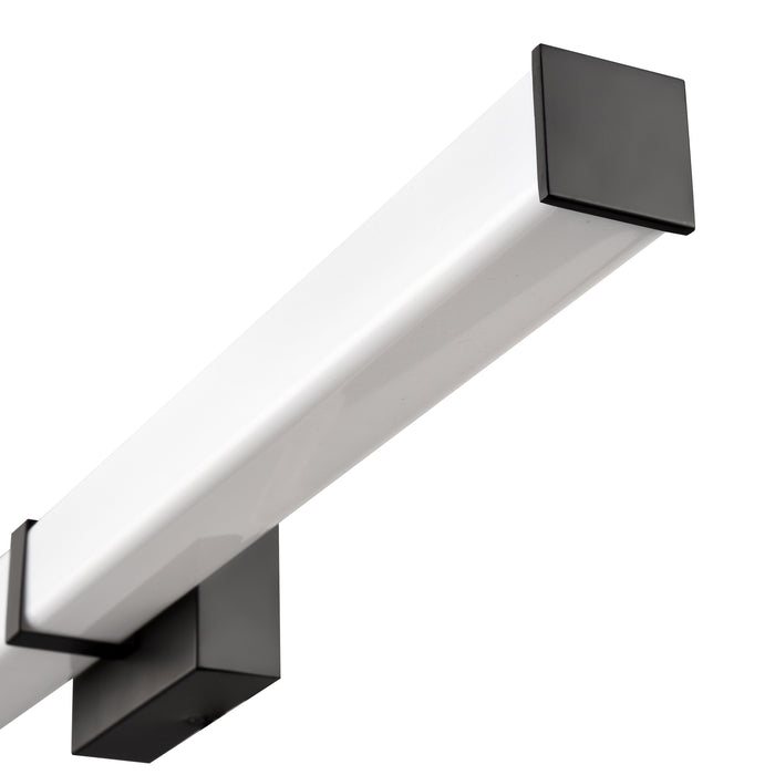 36'' Tron Matte Black  Vanity Light