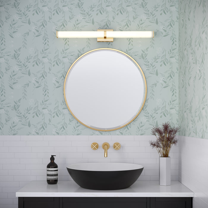 36'' Tron Modern Gold  Vanity Light