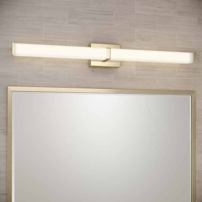 36'' Tron Modern Gold  Vanity Light