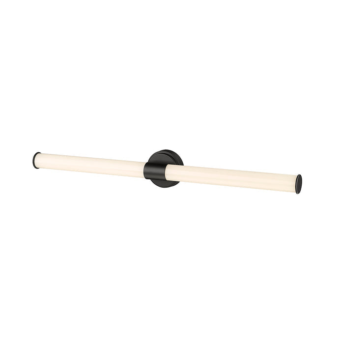 36'' Trumann Matte Black 1 Vanity Light