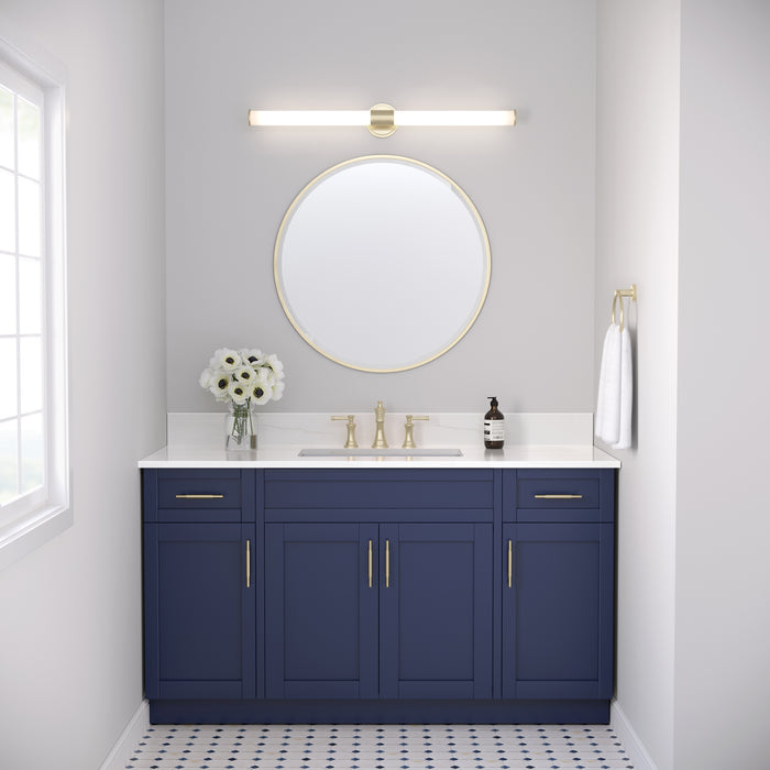 36'' Trumann Modern Gold 1 Vanity Light