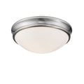 4'' Baumann Brushed Nickel 1 Light Flush Mount