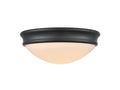 4'' Baumann Matte Black 1 Light Flush Mount