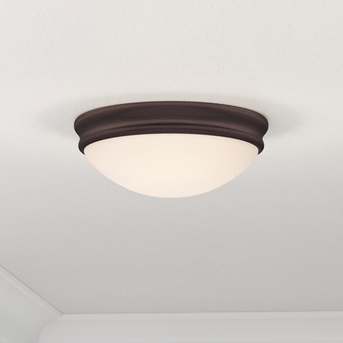 4'' Baumann Rubbed Bronze 1 Light Flush Mount