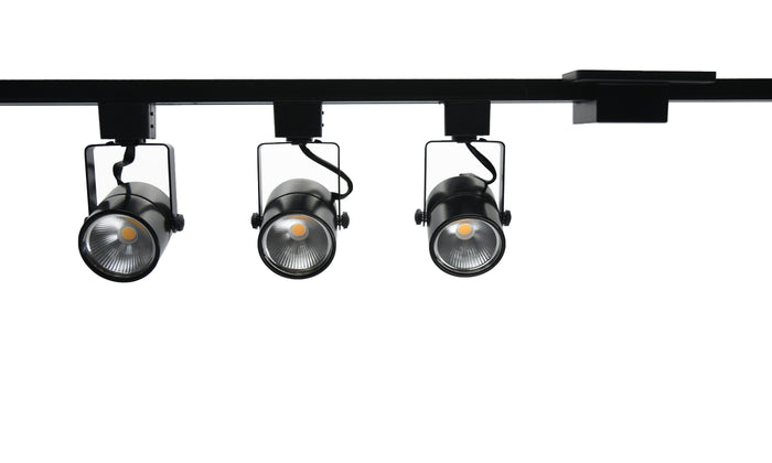 4-foot Black Track Lighting Kit