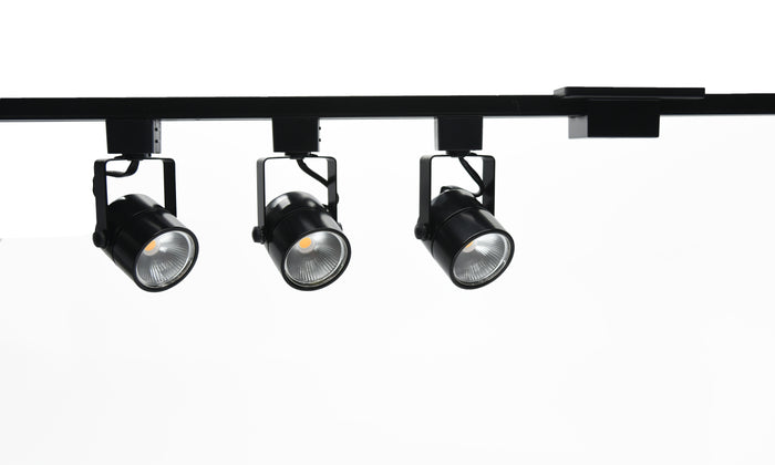 4-foot Black Track Lighting Kit