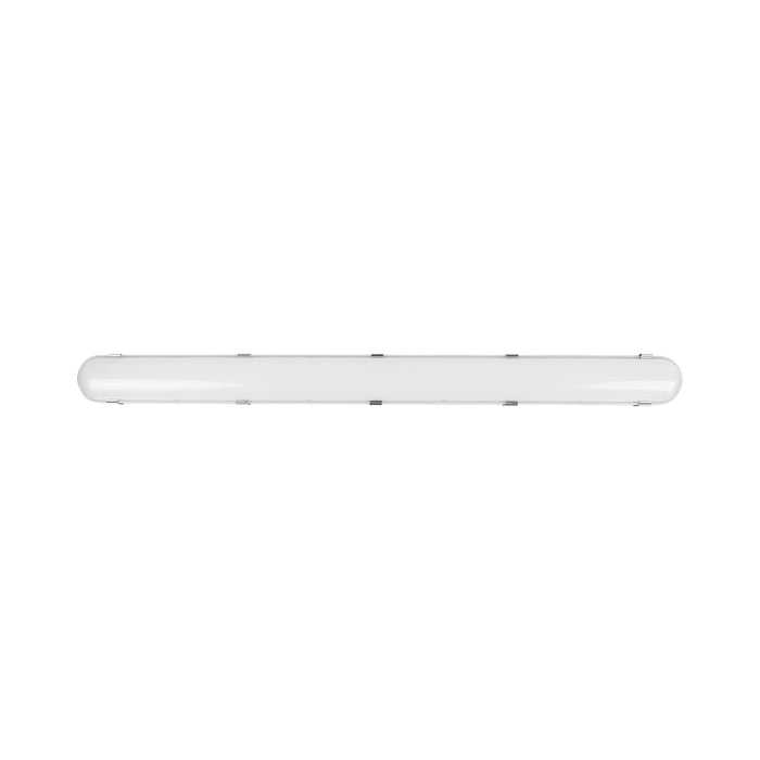 4-foot White Outdoor Linear Flush Mount with 3-CCT Selectable White, Emergency Battery Backup and Motion Sensor
