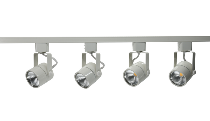 4-foot White Track Lighting Kit