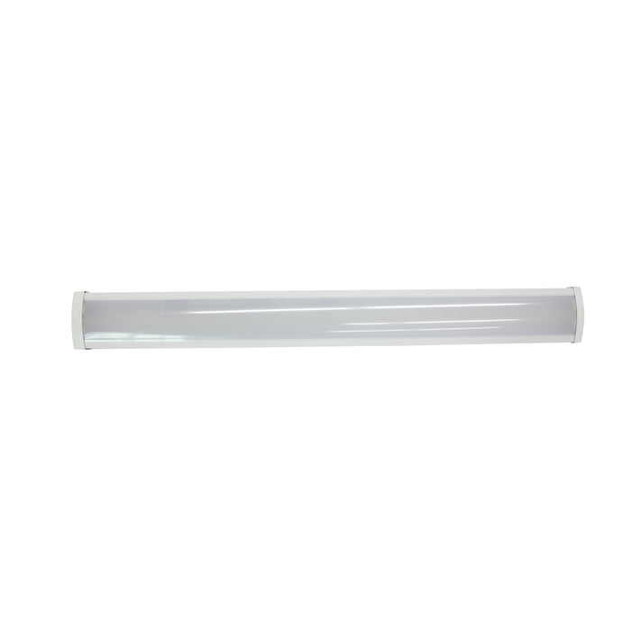 4-foot White Wrap Linear Light with 3-CCT Selectable White and Emergency Battery Backup