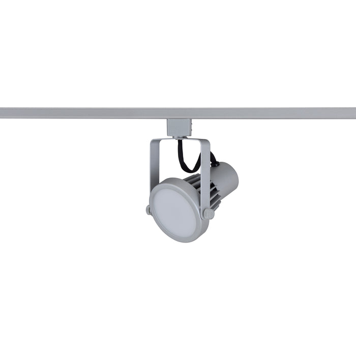4-inch Brushed Aluminum Track Head with 3000K Light