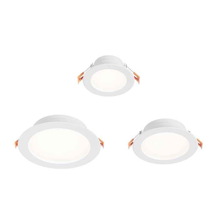 4-inch White Commercial Wall Light with 5-CCT Selectable White, 3W Output and Dimmable LED
