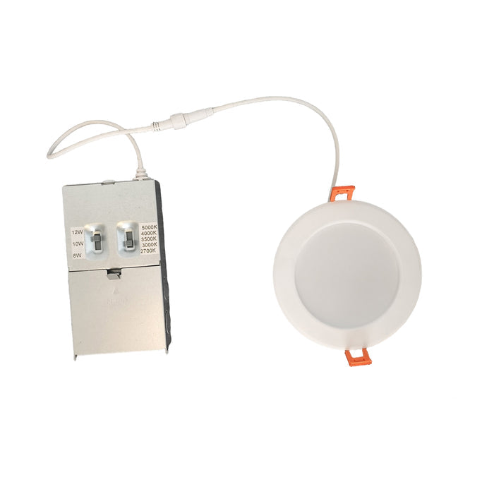 4-inch White Commercial Wall Light with 5-CCT Selectable White and 3W Output
