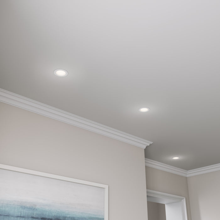 4-inch White Commercial Wall Light with 5-CCT Selectable White and 3W Output