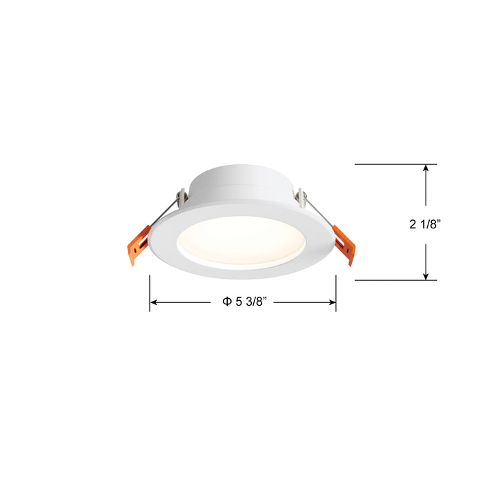 4-inch White Commercial Wall Light with 5-CCT Selectable White