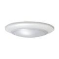 4-inch-White-Outdoor-Flush-Mount-Light-with-3000K-Light,-Frosted-Lens,-12W-Output-and-High-Output