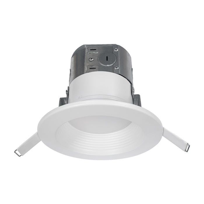 4-inch White Recessed Light with 4000K Light