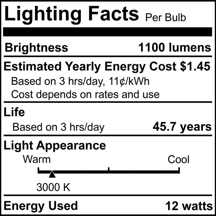 4-inch White Round - Smooth Trim 12W Dimmable LED J-Box Recessed Downlight, 3000K, 1100 Lumens, 4-Pack